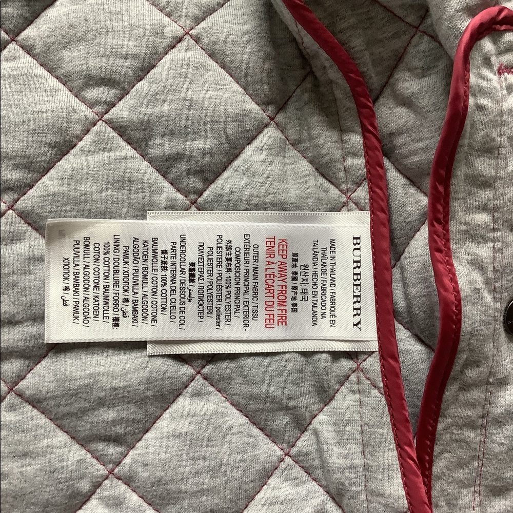 Girls Burberry Coat - Picture 5 of 6